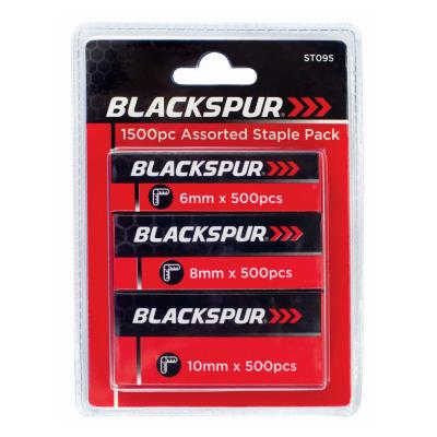 Blackspur 1500pc Assorted Staple Pack Blackspur 1500pc Assorted Staple Pack